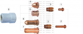 Electrode, Long, код 1519, HP041