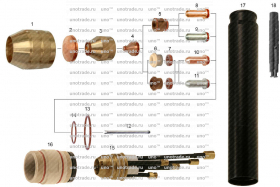 Nozzle 1,4 130A, код 11.835.221.414, HiFocus 100®   PerCut 100®, PerCut 101®