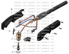 T100® Torch Handle Repl. Assy, код T-10840, POWERMAX 1650®   T100® hand torch