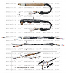 T80® Cable Leads, Hand 22,9m (75’), код 128893-UR, POWERMAX 1000® / POWERMAX 1250® / POWERMAX 1650®   T60®/T60M® torch, T80®/T80M® torch, T100®/T100M® torch
