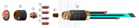 Mounting Tube, код 7-3207, MERLIN® 6000 & 6000GST   MAXIMIZER® 300