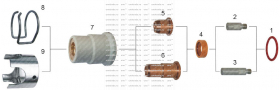 Electrode, Long, код PR106, A53/S54